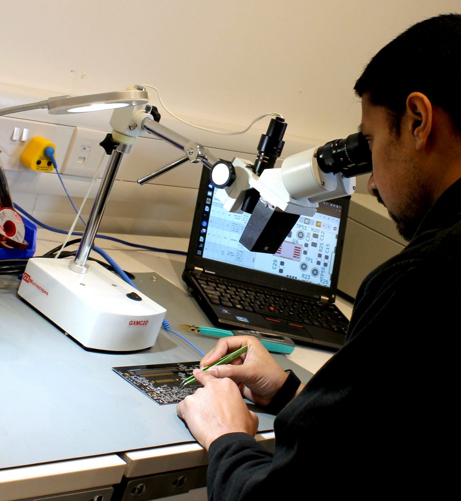 Adil connected to an ESD Strap soldering